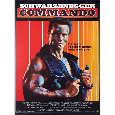 COMMANDO Movie Poster 15x21 in.