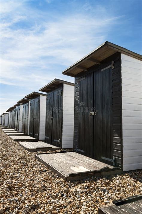 Beach Huts at Bexhill stock photo. Image of bexhill, peaceful - 36094928