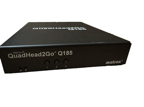 Matrox QuadHead2Go Q185 Video wall controller 4 x HDMI Q2G-DP4K ...