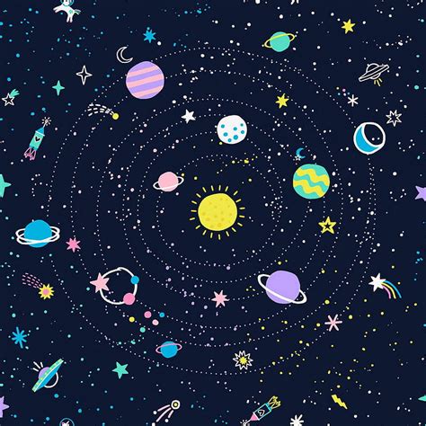 Aesthetic Outer Space Cartoon Art, Cool Cartoon Space, HD phone wallpaper | Peakpx