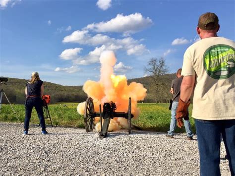 Live firing a civil war cannon. No filters needed. : r/interestingasfuck