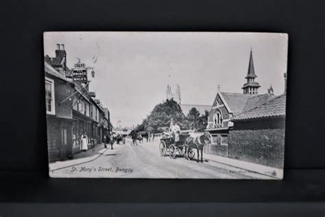 Postcards - Suffolk - St Mary's street Bungay 1905 - K9 Books ...