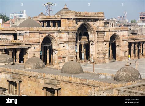 Jama Masjid, Ahmedabad, Gujarat, India Stock Photo - Alamy