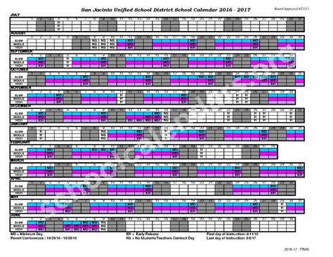 North Mountain Middle School Calendars – San Jacinto, CA