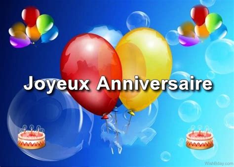 56 Birthday Wishes In French