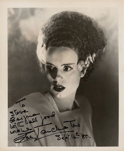 Bride of Frankenstein: Elsa Lanchester Signed Photograph | RR Auction