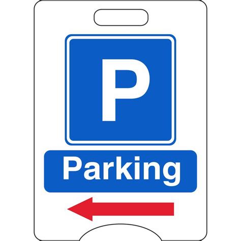 Parking Left Free Standing Parking Signs | Free Standing Safety Signs