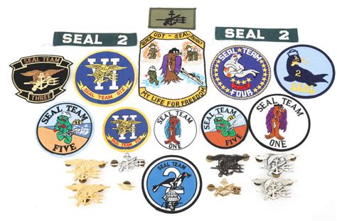 Sold at Auction: US NAVY SEAL PATCH & INSIGNIA LOT OF 22