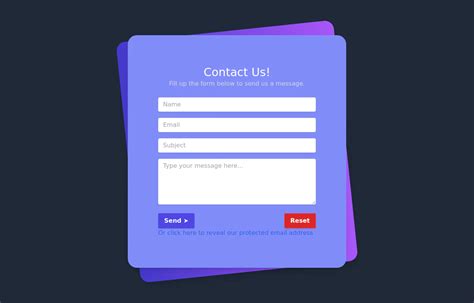 Contact us page template - Tailwind CSS Example