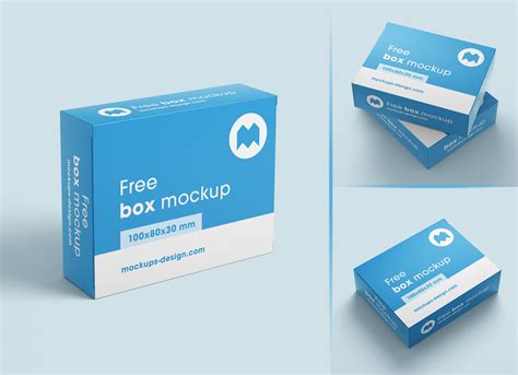 Free Box Packaging Mockup PSD Set - Good Mockups