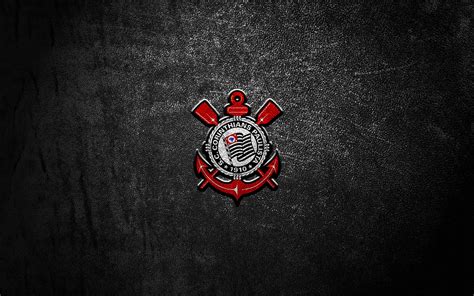 Black and red pin badge, Corinthians, soccer, logo HD wallpaper ...