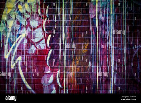 Graffiti wall. Urban art vector background. Brooklyn Stock Photo - Alamy