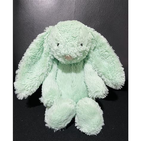 Authentic Medium Jellycat London Bashful Mint Bunny | Shopee Philippines