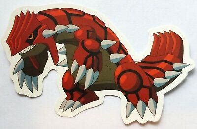 Groudon Legendary Pokemon - Pokemon Vinyl Sticker | #3903978913