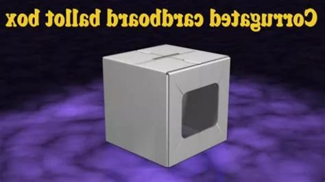 Cardboard Ballot Box Free 3d Model - .Obj, .Poser - Open3dModel