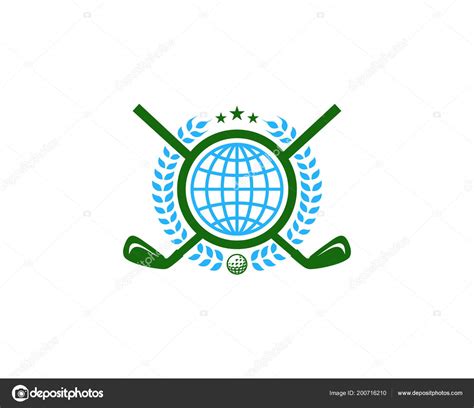 World Golf Logo Icon Design Stock Vector Image by ©putracetol #200716210