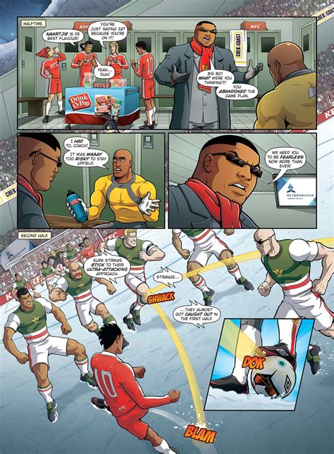 Supa Strikas Illustration & Inking on Behance