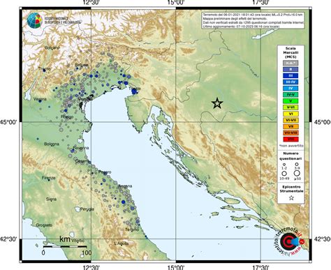 Earthquake Croatia [Land], Magnitude ML 5.2, 6 January 2021 time 18:01: ...