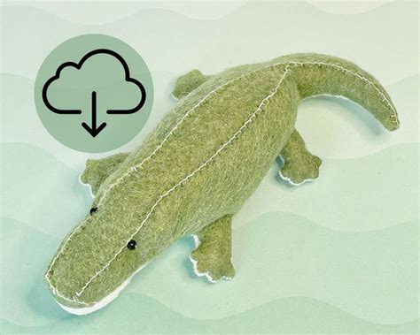 Alexander Alligator PDF Sewing Pattern Diy Alligator - Etsy | Sewing ...