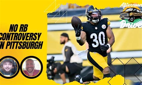 Steelers Afternoon Drive: No RB Controversy in Pittsburgh