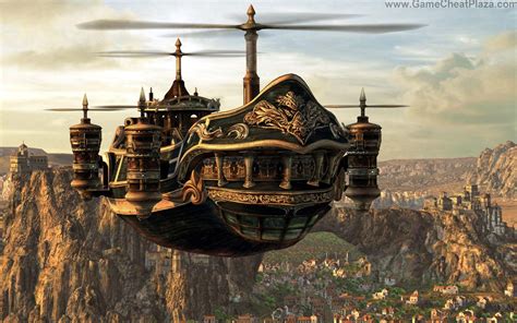 Steampunk Airship Wallpapers - Top Free Steampunk Airship Backgrounds ...