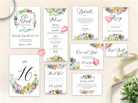 65+ Gorgeous Wedding Invitation Templates | Design Shack