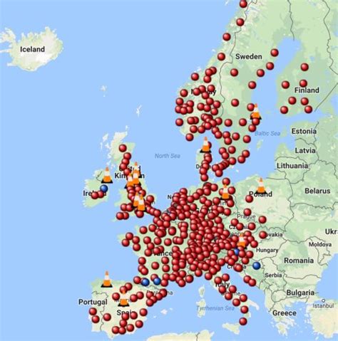 First look at Ionity 'ultra-fast' charging network map of planned ...