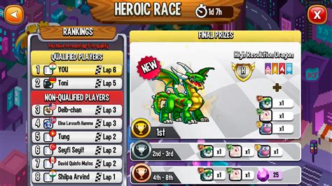 Heroic race.... I'm #1 : r/DragonCity