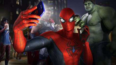 1360x768 Resolution Spider Man Marvel's Avengers 4k Gaming Desktop Laptop HD Wallpaper ...