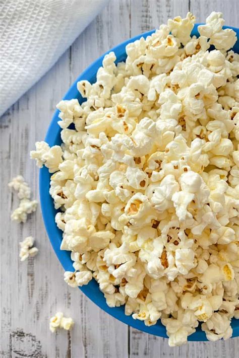 Healthy Air Fryer Popcorn [Oil Free] This Healthy Kitchen