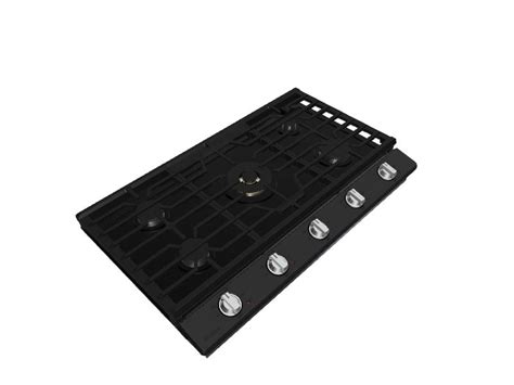 Samsung 36-in 5 Burners Black Stainless Steel Gas Cooktop in the Gas ...