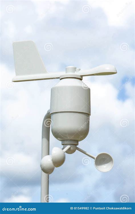 Anemometer Meteorology Station Stock Photo - Image of anemometer ...