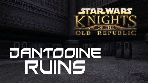 Star Wars: Knights of the Old Republic Ambient Music - Dantooine Ruins ...