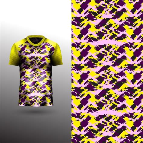Premium Vector | Cool sports jersey design on abstract background