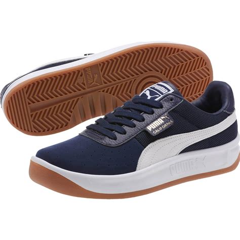 PUMA Leather California Casual Sneakers in 08 (Blue) for Men - Save 30% ...