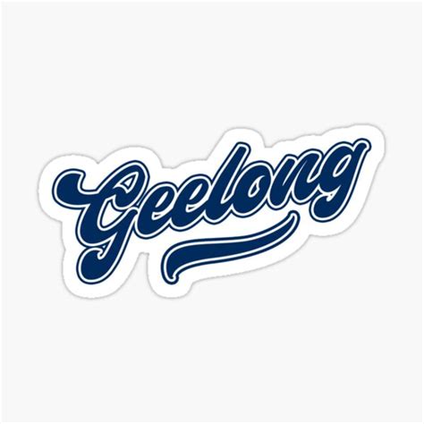 "Geelong " Sticker for Sale by nickyserrano | Redbubble