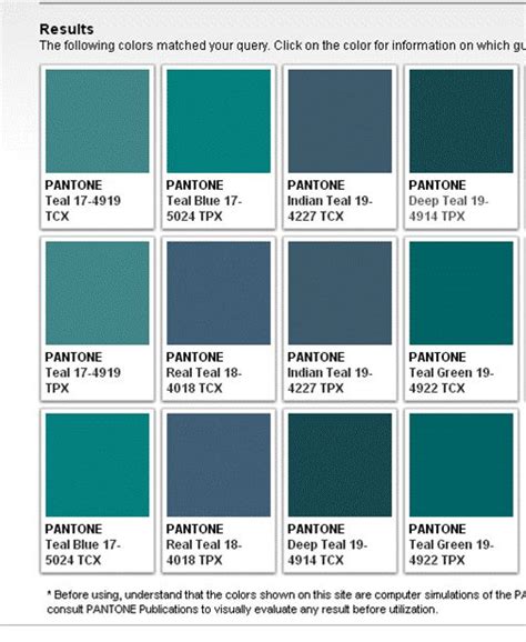 Pantone Teal (With images) | Pantone, Pantone colour palettes, Teal