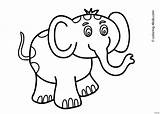 Kids Animals Coloring Drawing Animal Drawings Color Book Elephant Children Pages Colouring Draw Printable Cute Kid Books Toddlers Gif Getdrawings sketch template