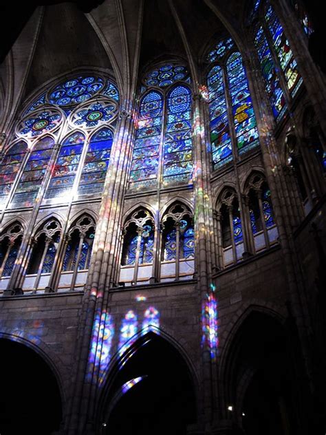 Stained glass windows in the choir of Saint-Denis basilica | Flickr - Photo Sharing!