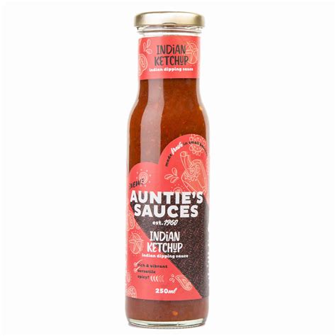 Auntie's Sauces Indian Dipping Sauces - Indian Ketchup 250ml - Farmers ...