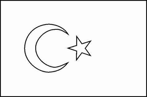 Turkish Flag Coloring Page Beautiful Turkey Flag Coloring Pages | Flag ...