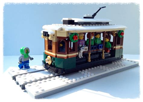 Winter Village Tram updated | Lego winter village, Lego winter, Lego ...