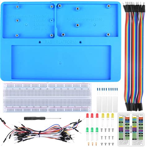 Buy UNIROI Breadboard Kit with Arduino Raspberry Pi Breadboard Holder ...