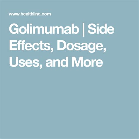 Golimumab | Side Effects, Dosage, Uses, and More Psoriatic Arthritis ...