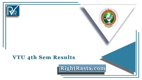 VTU 4th Sem Results 2022 (Out) Download BE/B.Tech Results