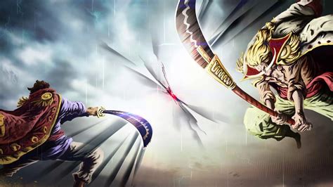 Gol D. Roger vs Whitebeard Live Wallpaper