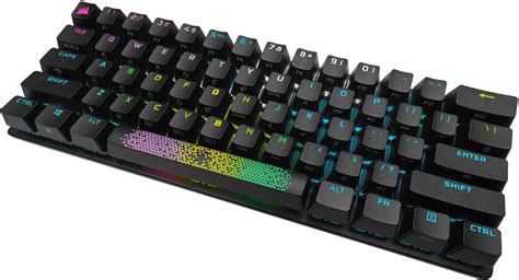 【のハイパー】 CORSAIR K70 PRO MINI RGB 60% ワイヤレスゲーミングキーボード ホットスワップキーボード ブラック ...