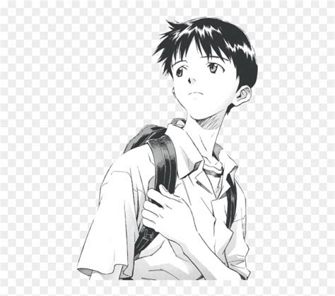 Download Evangelion Tumblr Shinji - Evangelion Manga Clipart Png Download - PikPng