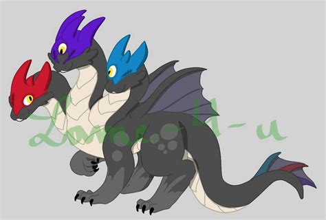 Hydra Dragon Adoptable by Lucas4u on DeviantArt