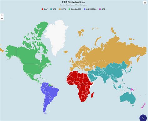 FIFA Confederations - Category map - everviz